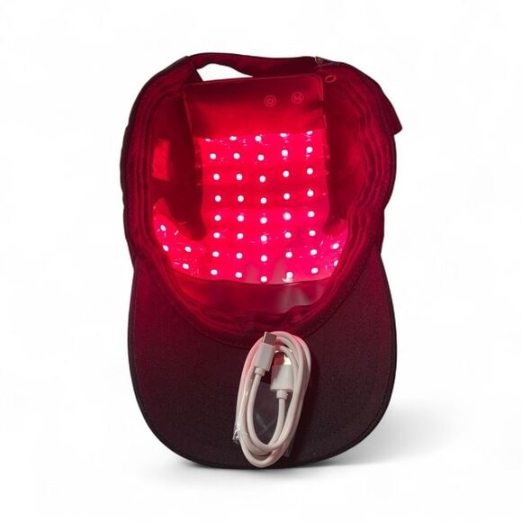 Solaris Laboratories NY Visispec LED Scalp Health “OOO” Hat READ - Picture 6 of 6